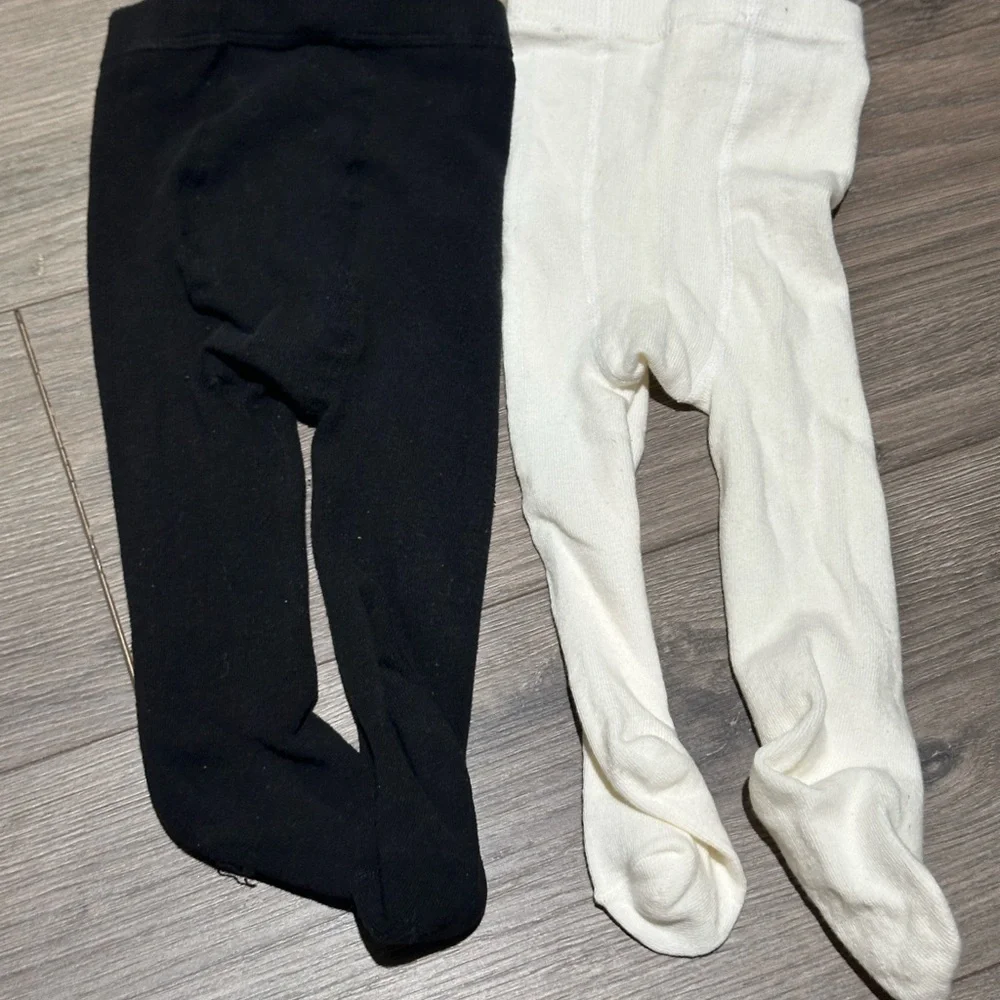 Source Unknown Black and White Men’s Dress Crew Socks - Two Pack